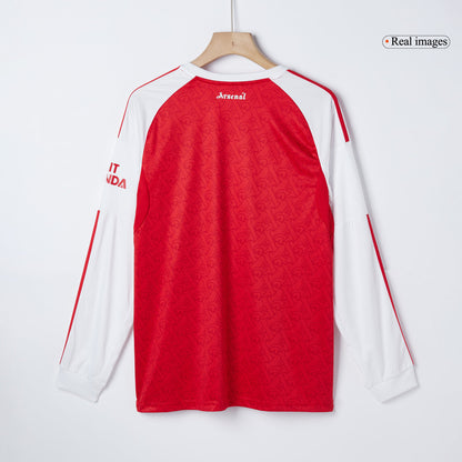 Men's Arsenal 2025/26 Home Long Sleeve Soccer Jersey