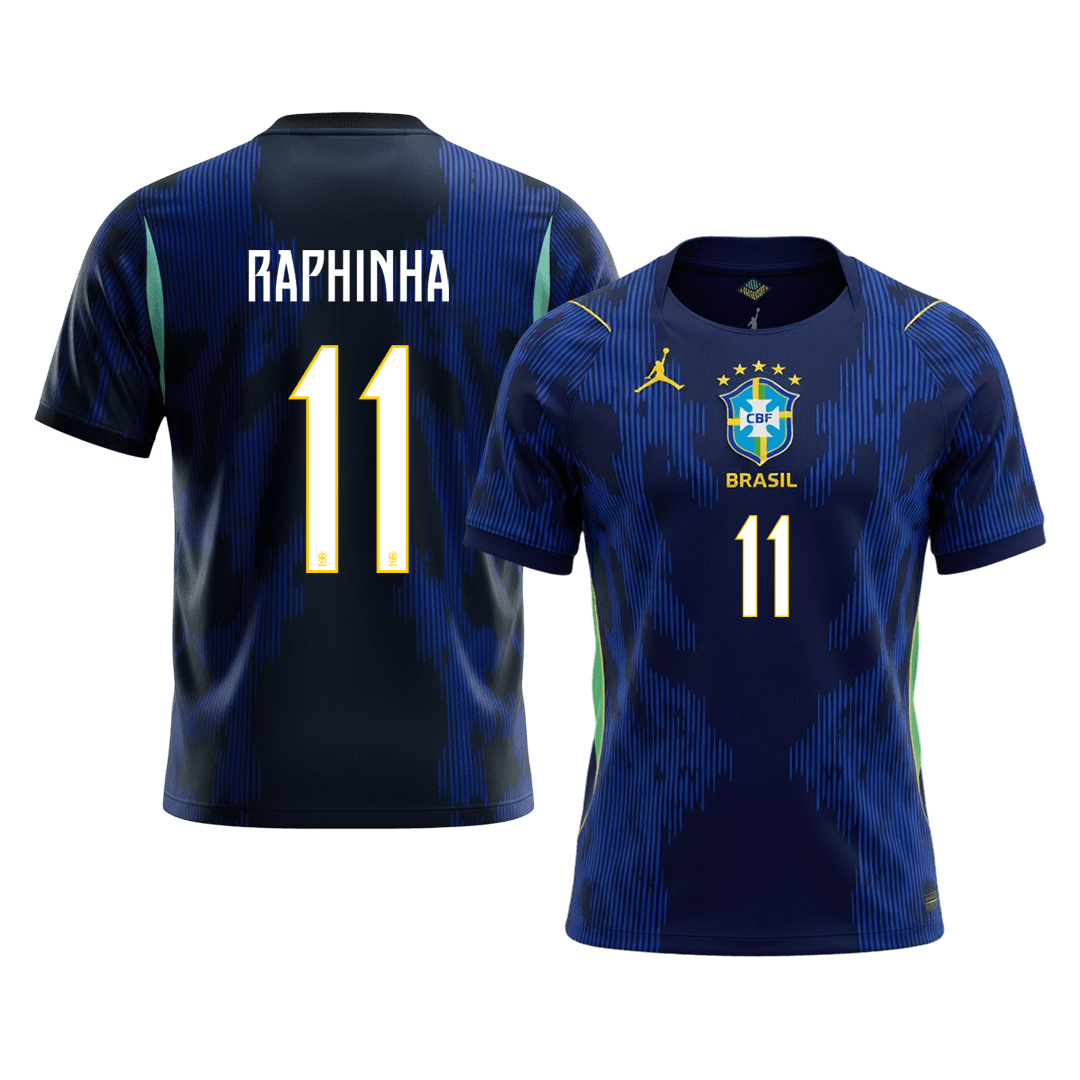 RAPHINHA #11 Men's Brazil World Cup 2026 Away Soccer Jersey