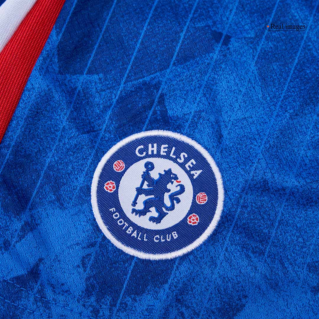 Kid's Chelsea 2025/26 Home Soccer Jersey Full Kit