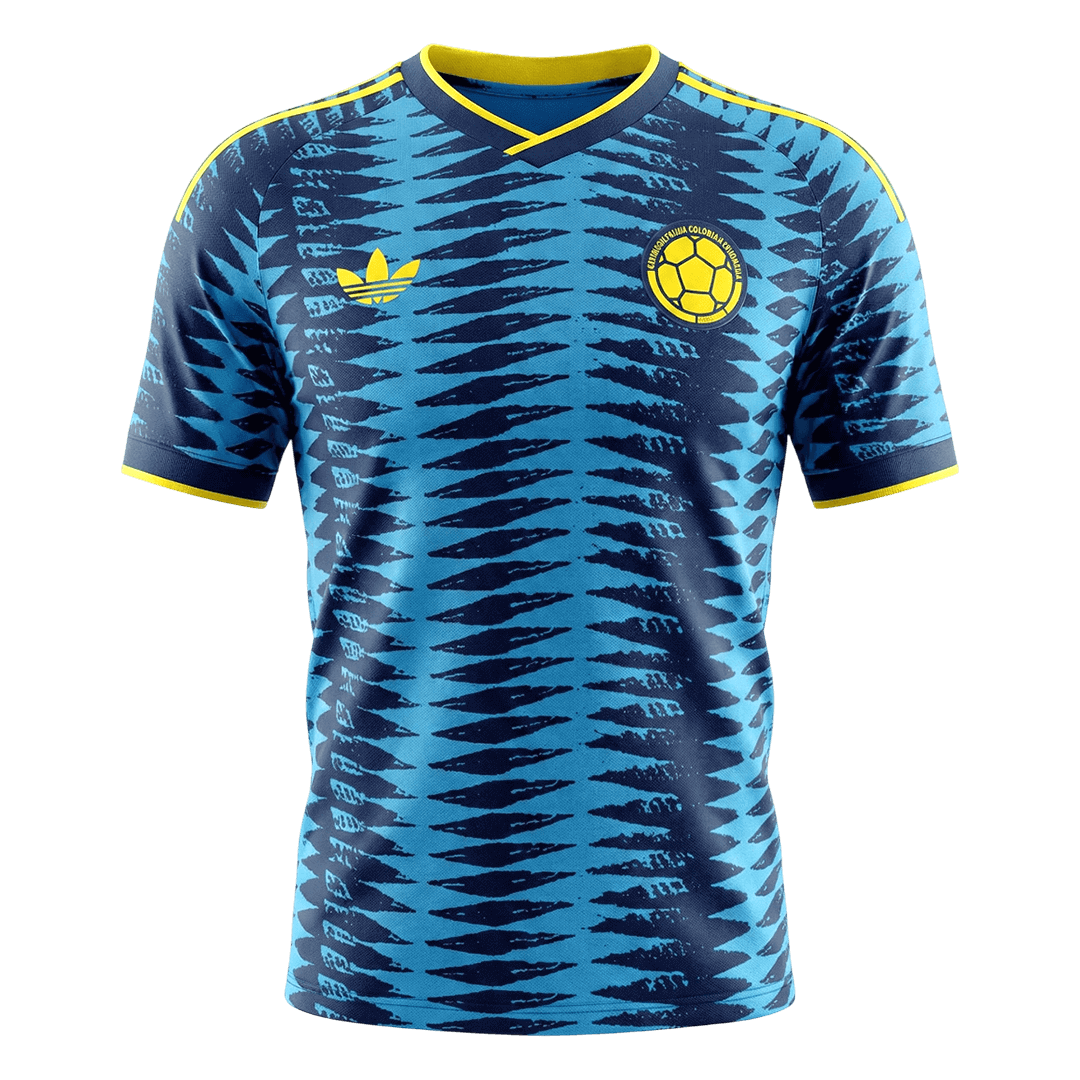 Men's Colombia World Cup 2026 Player Version Away Soccer Jersey - Slim Fit