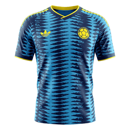 Men's Colombia World Cup 2026 Player Version Away Soccer Jersey - Slim Fit