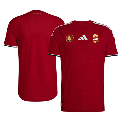 Men's Hungría World Cup 2026 Player Version Home Soccer Jersey - Slim Fit