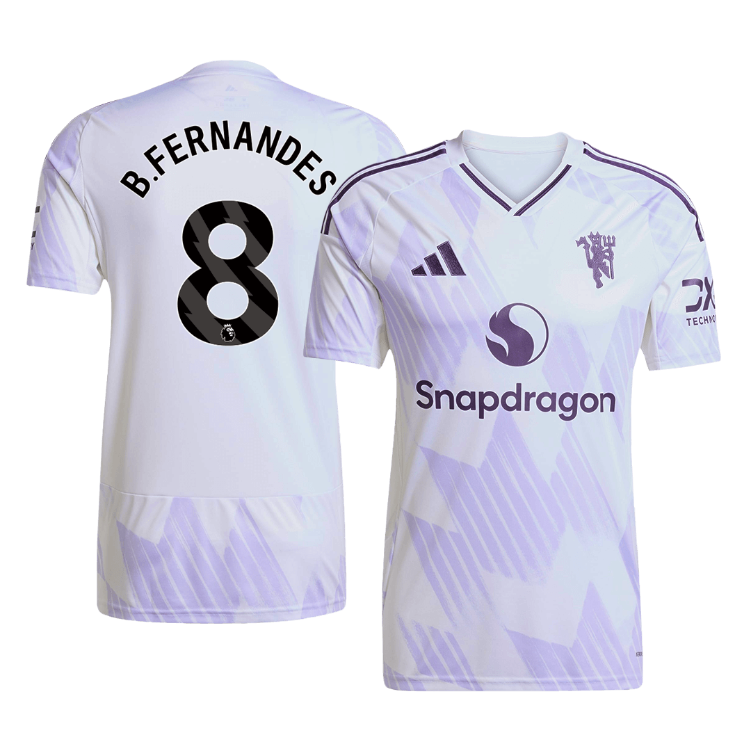 B.FERNANDES #8 Men's Manchester United 2025/26 Away Soccer Jersey