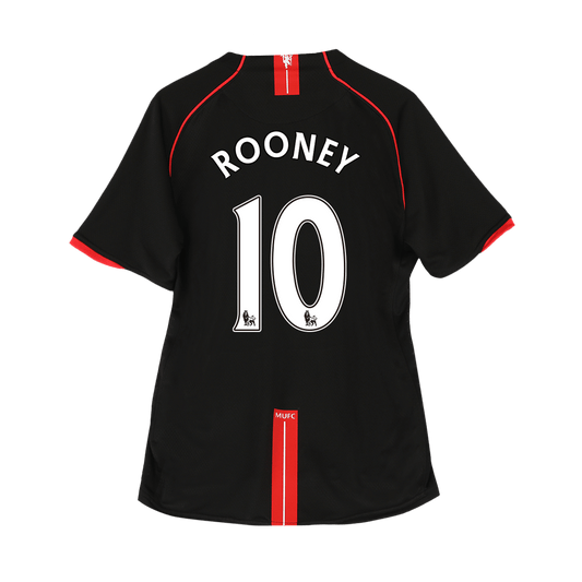 Retro ROONEY #10 Men's Manchester United 2007/08 Away Soccer Jersey