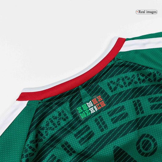 Men's Mexico World Cup 2026 Home Long Sleeve Soccer Jersey