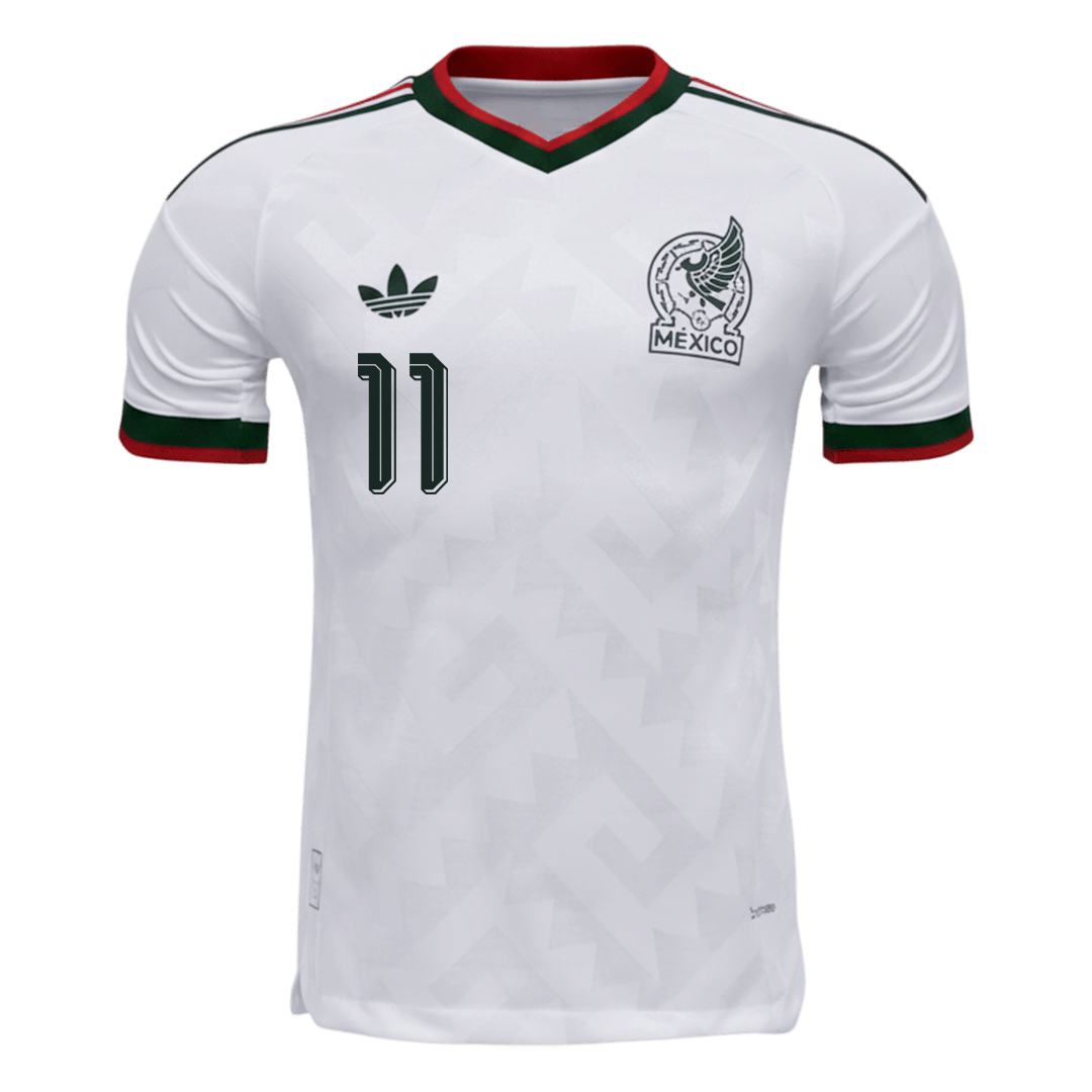S.GIMENEZ #11 Men's Mexico World Cup 2026 Player Version Away Soccer Jersey - Slim Fit