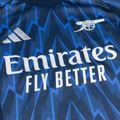 SAKA #7 Men's Arsenal 2025/26 Player Version Away Soccer Jersey - Slim Fit