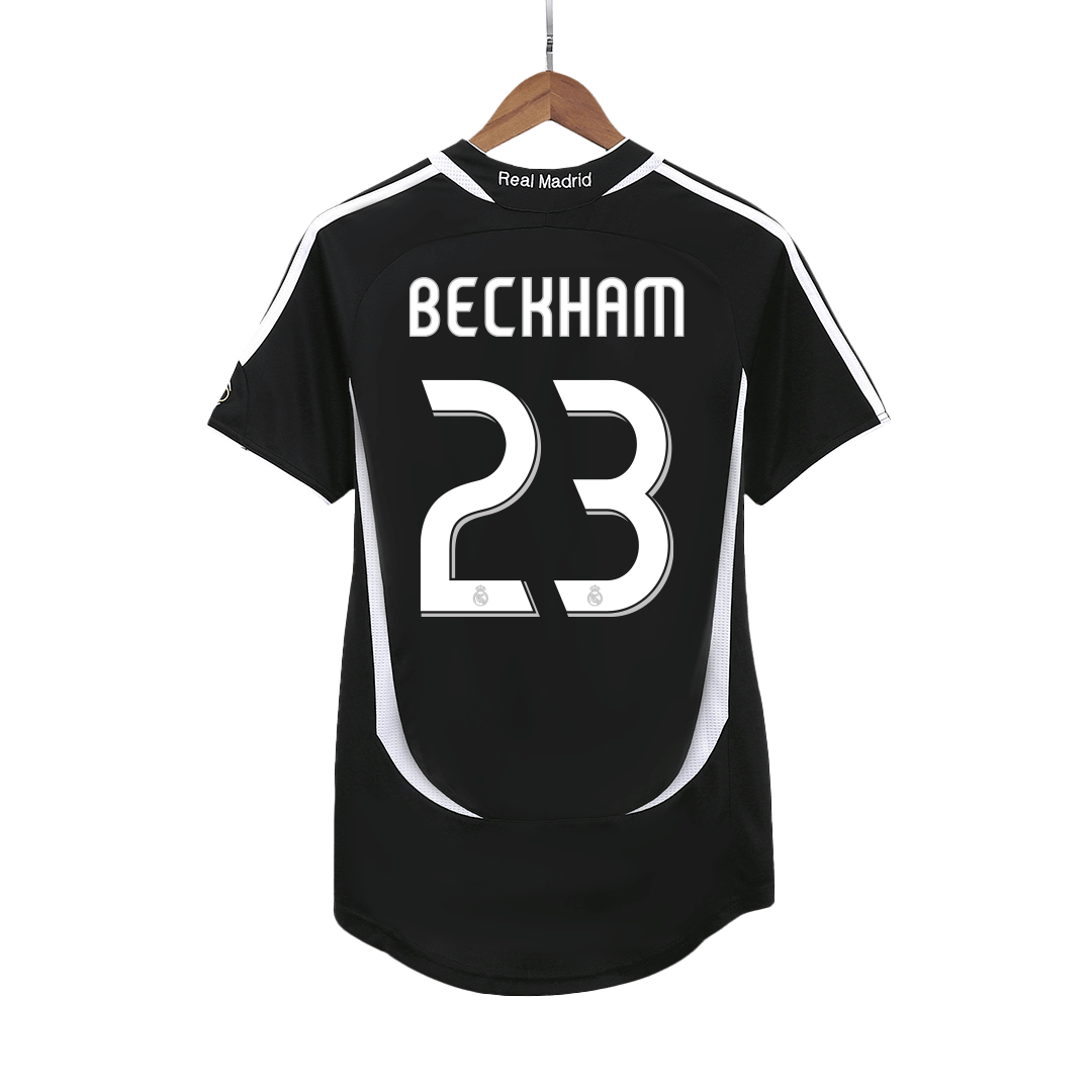 Retro BECKHAM #23 Men's Real Madrid 2006/07 Away Soccer Jersey