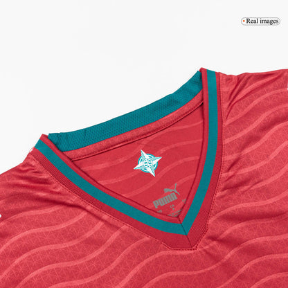 BERNARDO #10 Men's Portugal World Cup 2026 Player Version Home Soccer Jersey - Slim Fit