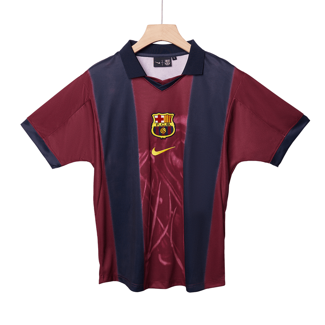 Retro Men's Barcelona 2000/01 Home Soccer Jersey