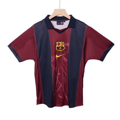 Retro Men's Barcelona 2000/01 Home Soccer Jersey