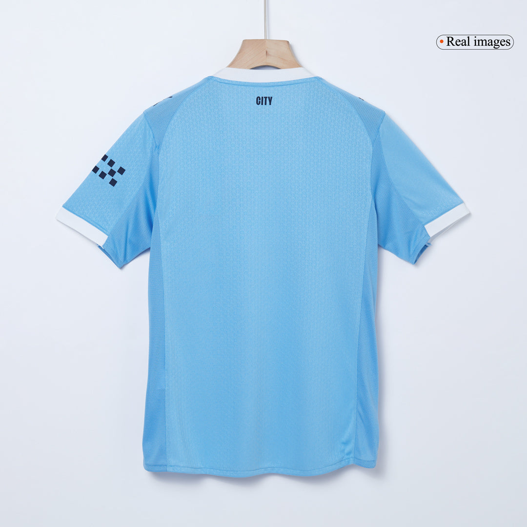 HAALAND #9 Men's Manchester City 2025/26 Player Version Home Soccer Jersey - Slim Fit