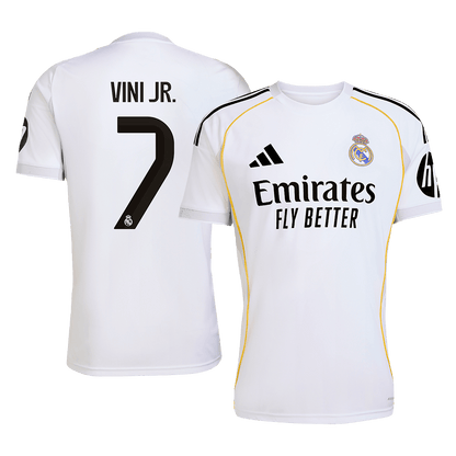 VINI JR. #7 Men's Real Madrid 2025/26 Home Soccer Jersey [PREMIUM]