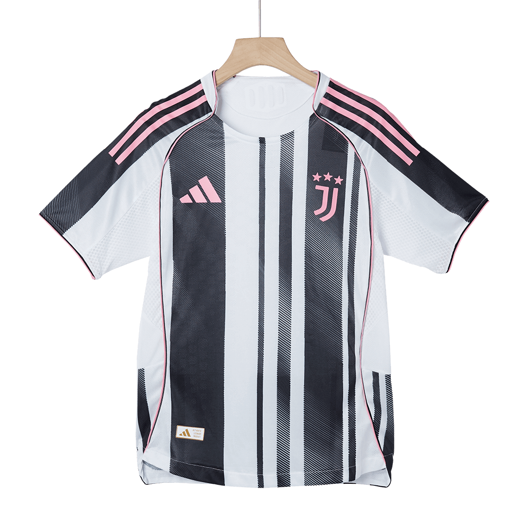 Men's Juventus 2025/26 Player Version Home Soccer Jersey - Slim Fit