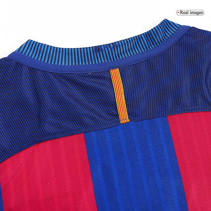 Retro Men's Barcelona 2016/17 Home Soccer Jersey