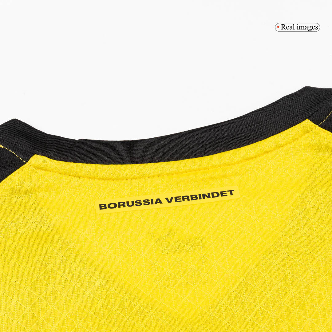Men's Borussia Dortmund 2025/26 Player Version Home Soccer Jersey - Slim Fit
