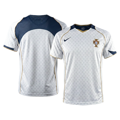 Retro Men's Portugal 2004 Away Soccer Jersey