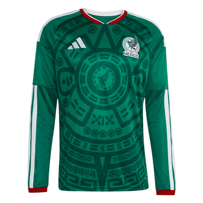 Men's Mexico World Cup 2026 Home Long Sleeve Soccer Jersey