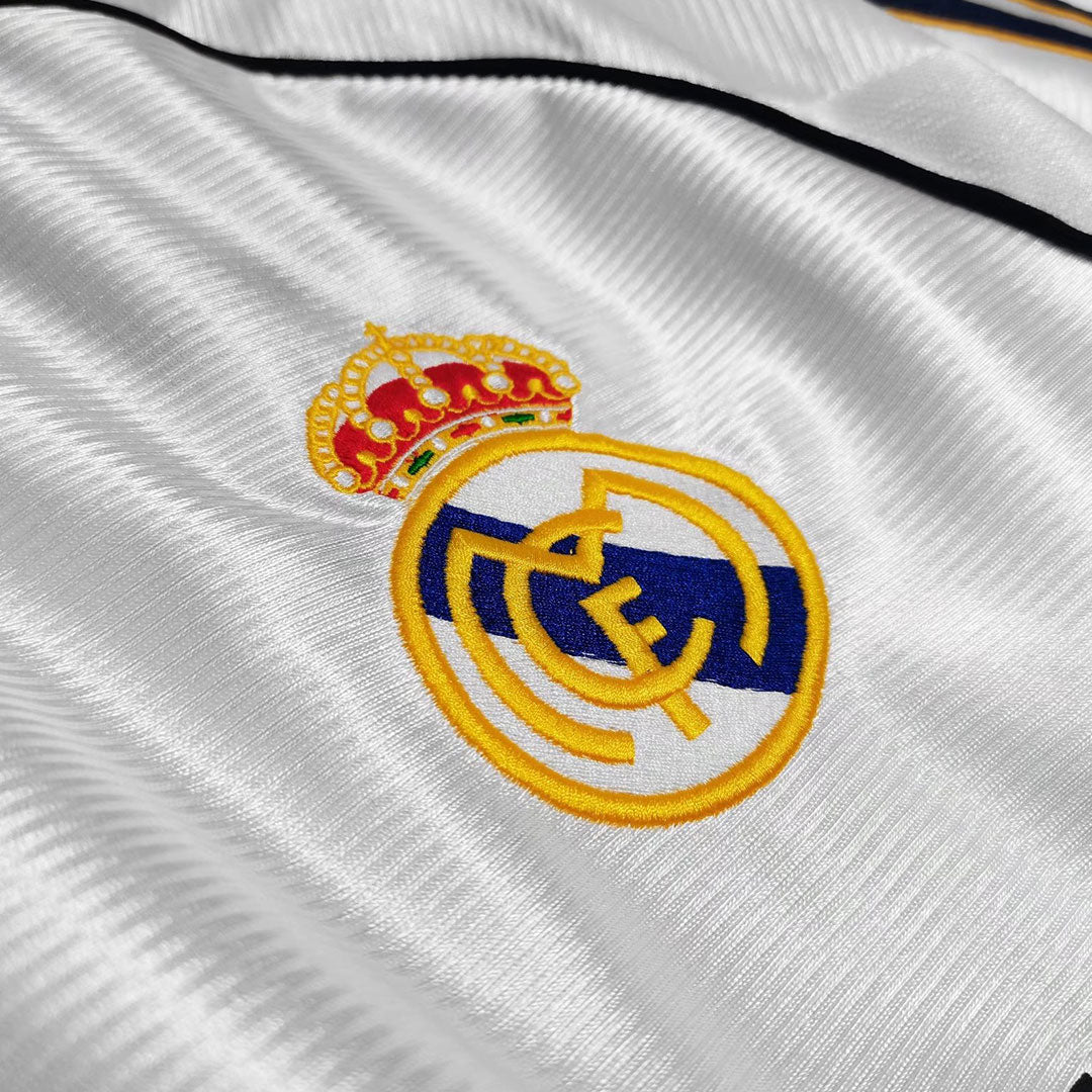 Retro RAUL #7 Men's Real Madrid 1999/00 Home Soccer Jersey