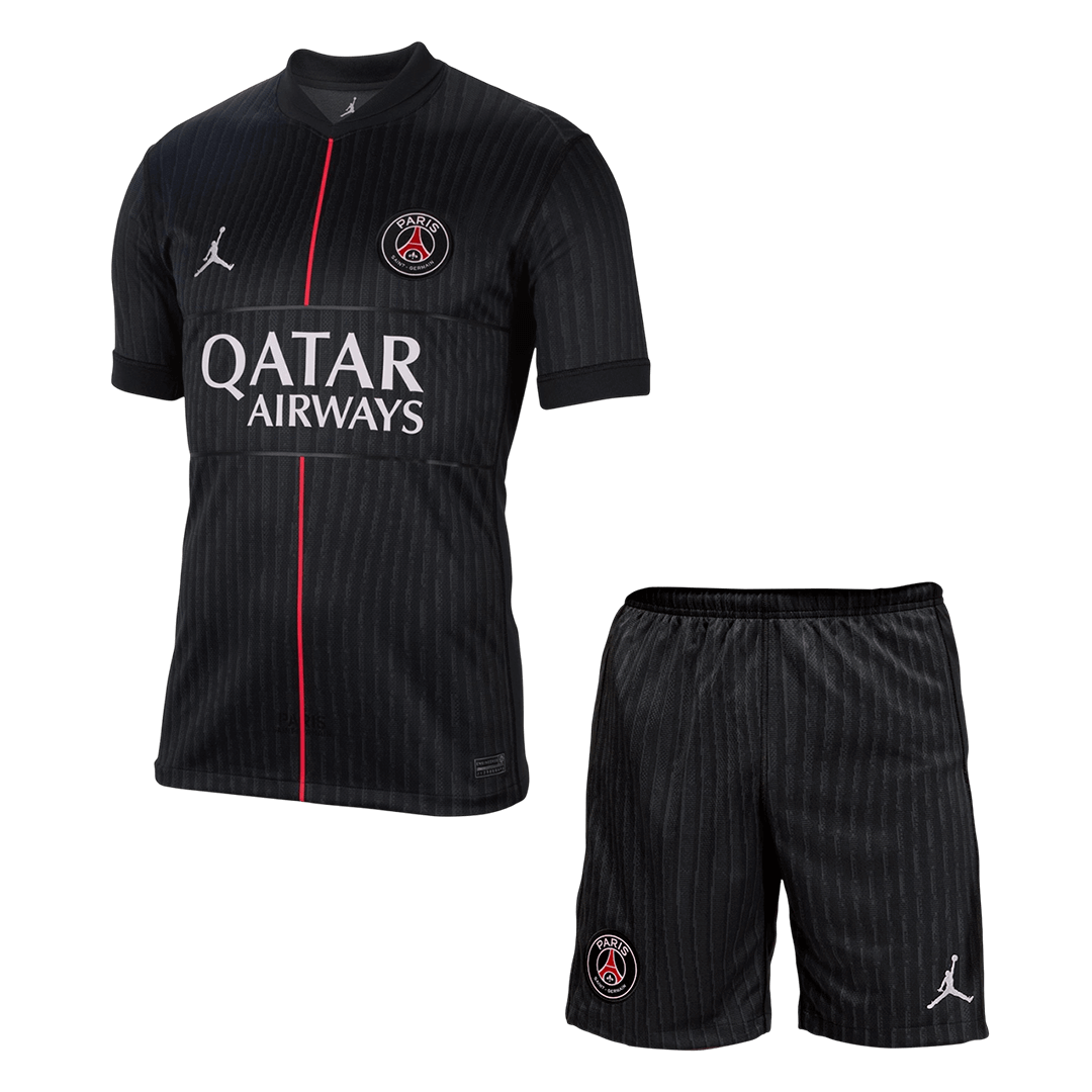 Men's PSG 2025/26 Fourth Away Soccer Jersey Kit