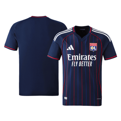Men's Olympique Lyonnais 2025/26 Player Version Away Soccer Jersey - Slim Fit