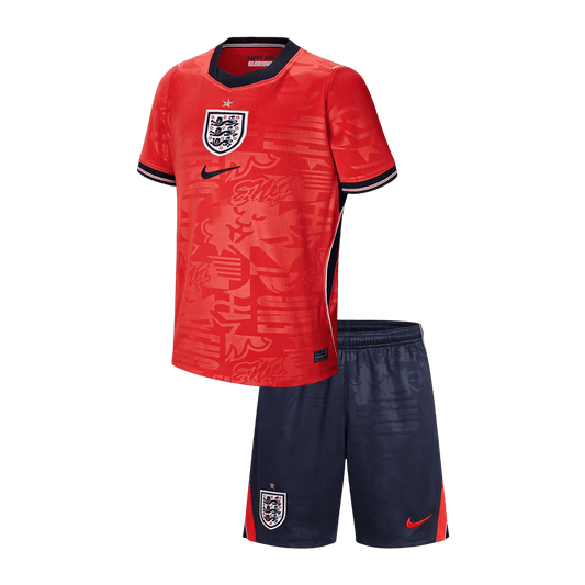 Kid's England World Cup 2026 Away Soccer Jersey Kit