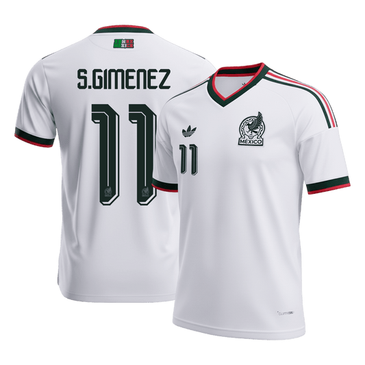 S.GIMENEZ #11 Men's Mexico World Cup 2026 Away Soccer Jersey