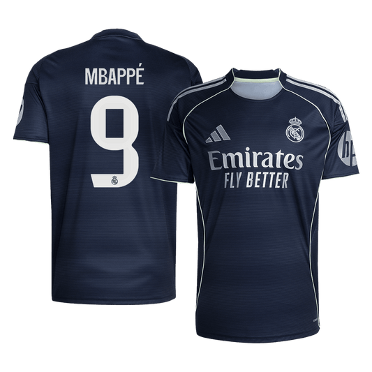 MBAPPÉ #9 Men's Real Madrid 2025/26 Away Soccer Jersey [PREMIUM]
