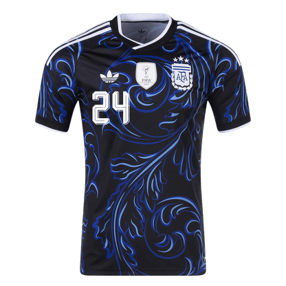 E. FERNÁNDEZ #24 Men's Argentina World Cup 2026 Away Soccer Jersey