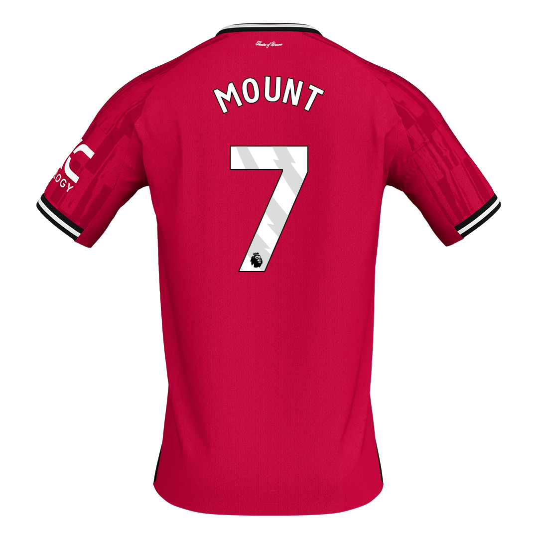 MOUNT #7 Men's Manchester United 2025/26 Home Soccer Jersey [PREMIUM]