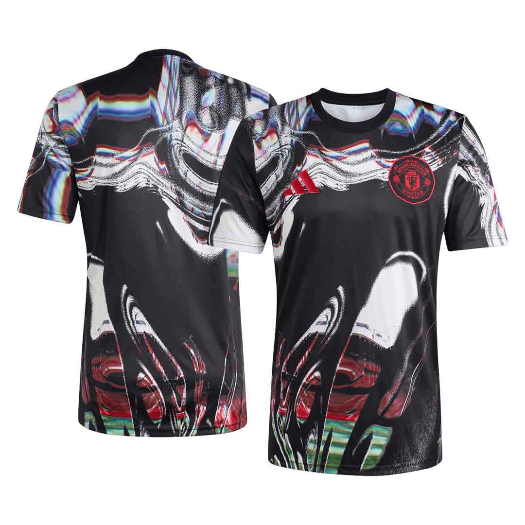 Men's Manchester United 2025/26 Pre-Match Soccer Jersey