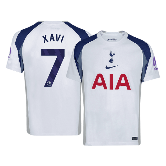 XAVI #7 Men's Tottenham Hotspur 2025/26 Home Soccer Jersey