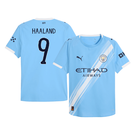 HAALAND #9 Men's Manchester City World Cup 2025/26 Player Version Home Soccer Jersey - Slim Fit