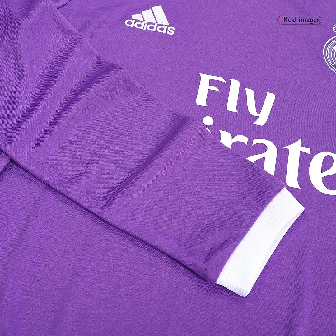 Retro RONALDO #7 Men's Real Madrid 2016/17 Away Long Sleeve Soccer Jersey