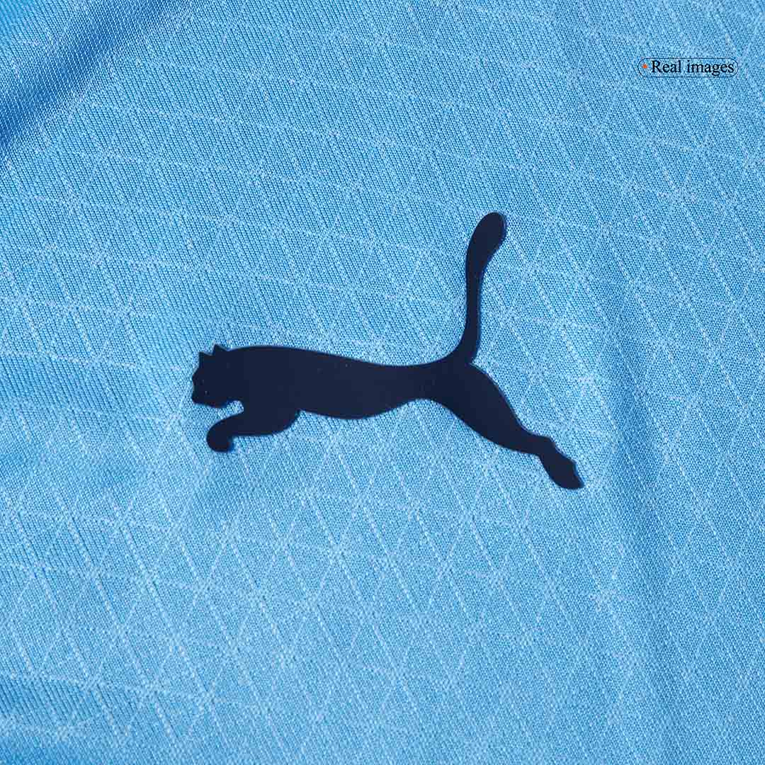 DE BRUYNE #17 Men's Manchester City 2025/26 Player Version Home Soccer Jersey - Slim Fit