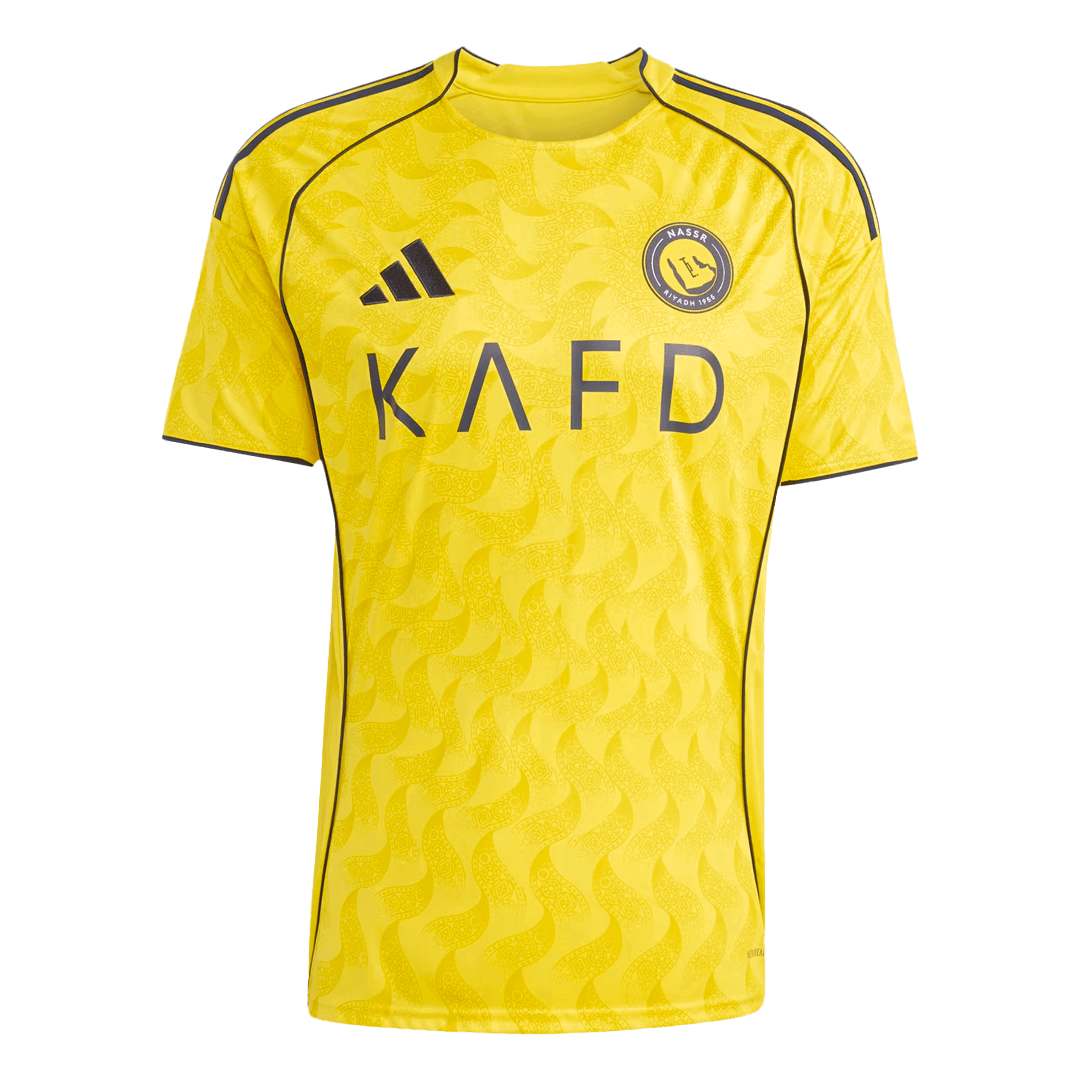 Men's Al Nassr 2025/26 Home Soccer Jersey