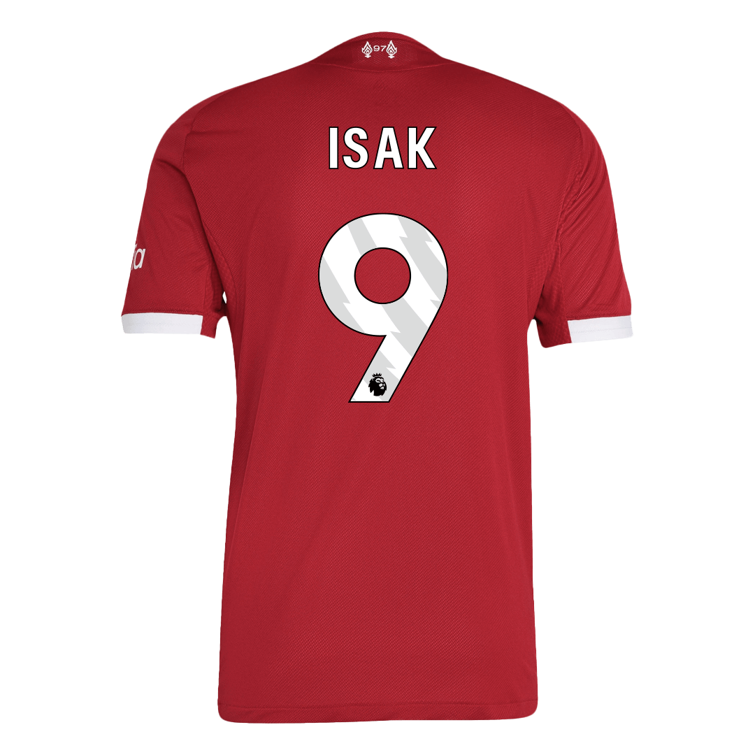 ISAK #9 Men's Liverpool 2025/26 Player Version Home Soccer Jersey - Slim Fit