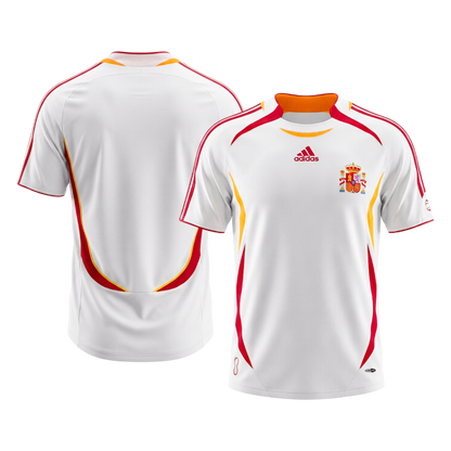 Retro Men's Spain 2006 Away Soccer Jersey