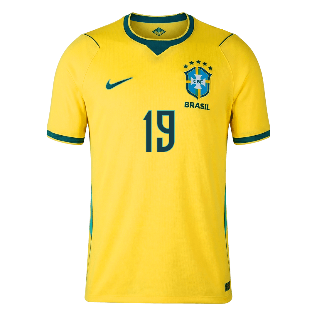 ENDRICK #19 Men's Brazil World Cup 2026 Home Soccer Jersey [PREMIUM]