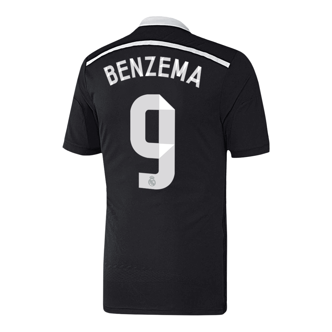 Retro BENZEMA #9 Men's Real Madrid 2014/15 Third Away Soccer Jersey