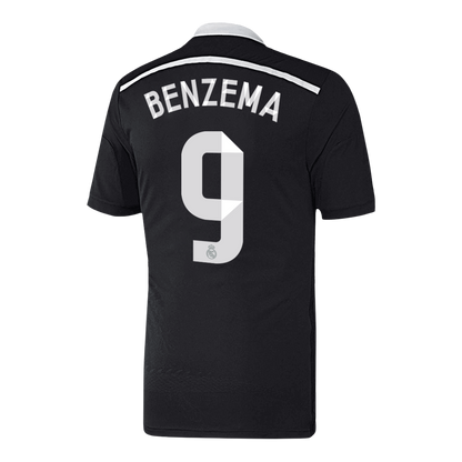 Retro BENZEMA #9 Men's Real Madrid 2014/15 Third Away Soccer Jersey