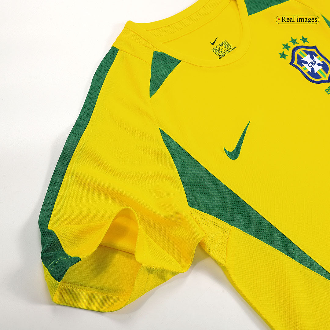 Retro CAFU #2 Men's Brazil 2002/03 Home Soccer Jersey