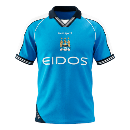 Retro Men's Manchester City 1999/01 Home Soccer Jersey