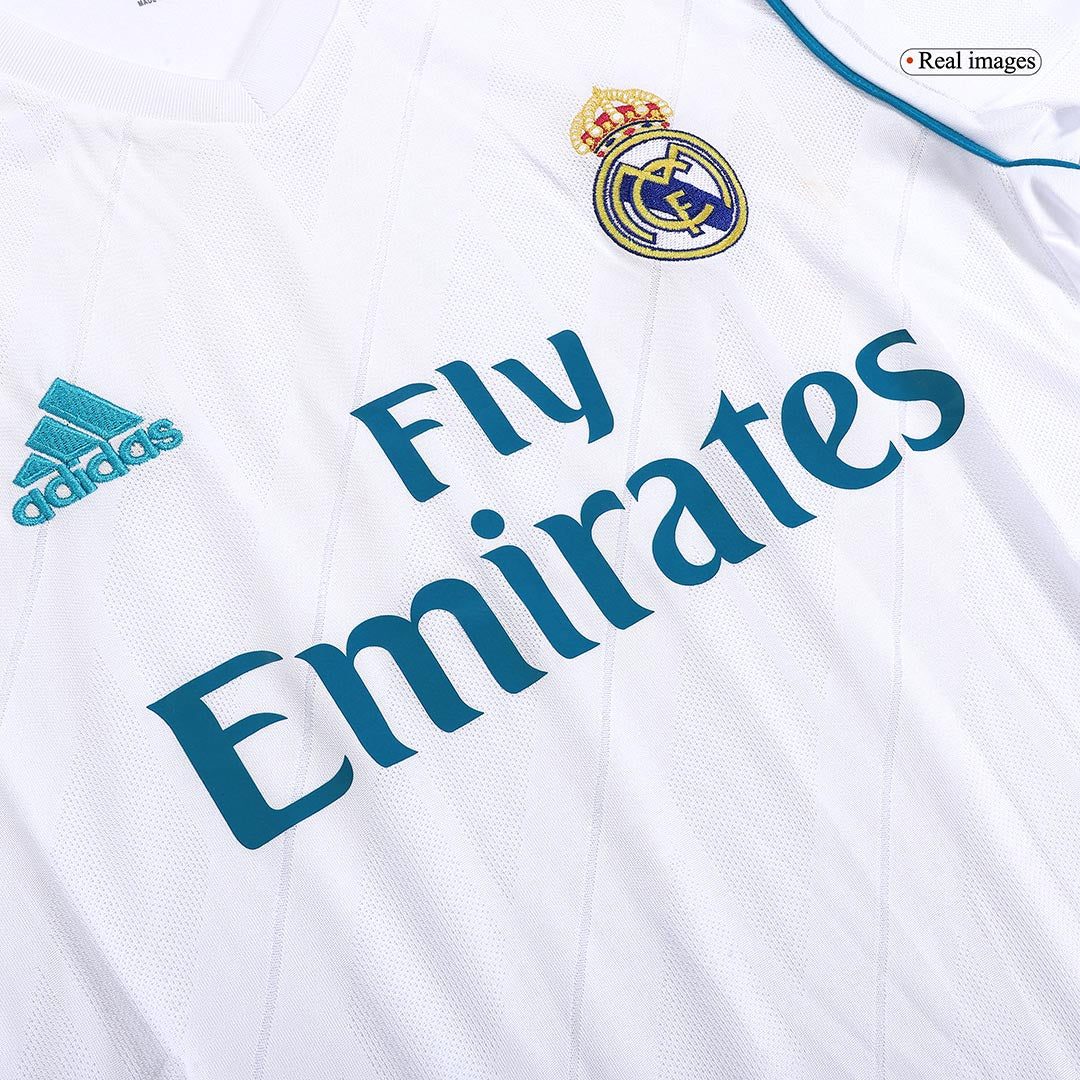 Retro Men's Real Madrid 2017/18 Home Soccer Jersey