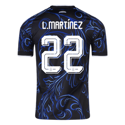 L. MARTÍNEZ #22 Men's Argentina World Cup 2026 Away Soccer Jersey