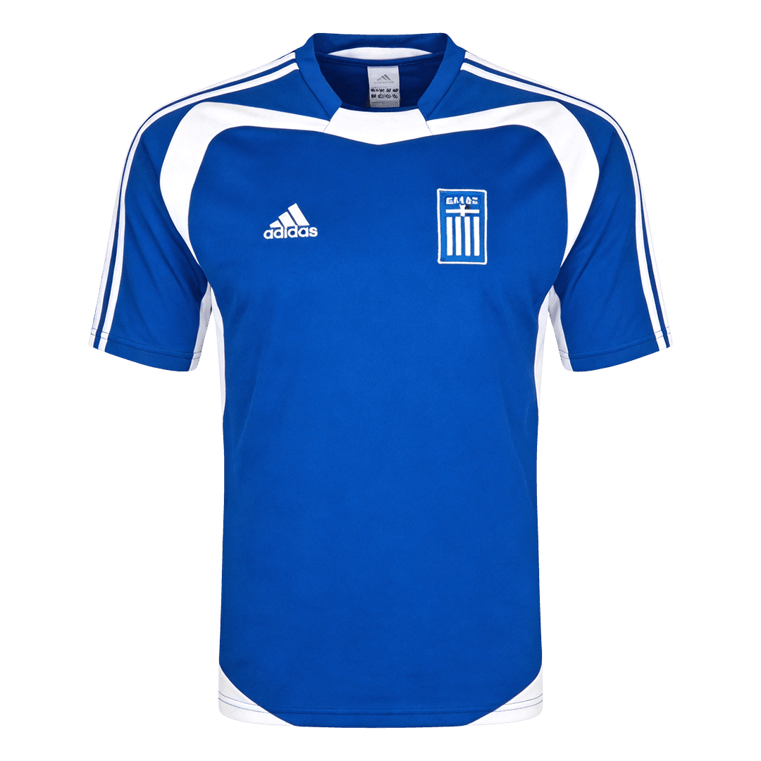 Retro Men's Greece 2004 Home Soccer Jersey