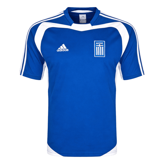 Retro Men's Greece 2004 Home Soccer Jersey