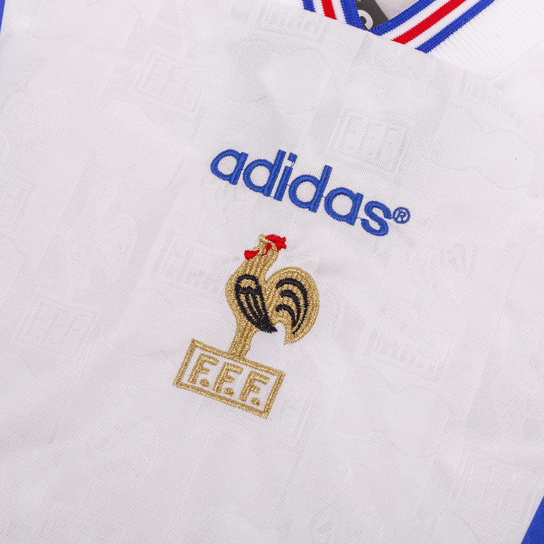 Retro Men's France 1996 Away Soccer Jersey