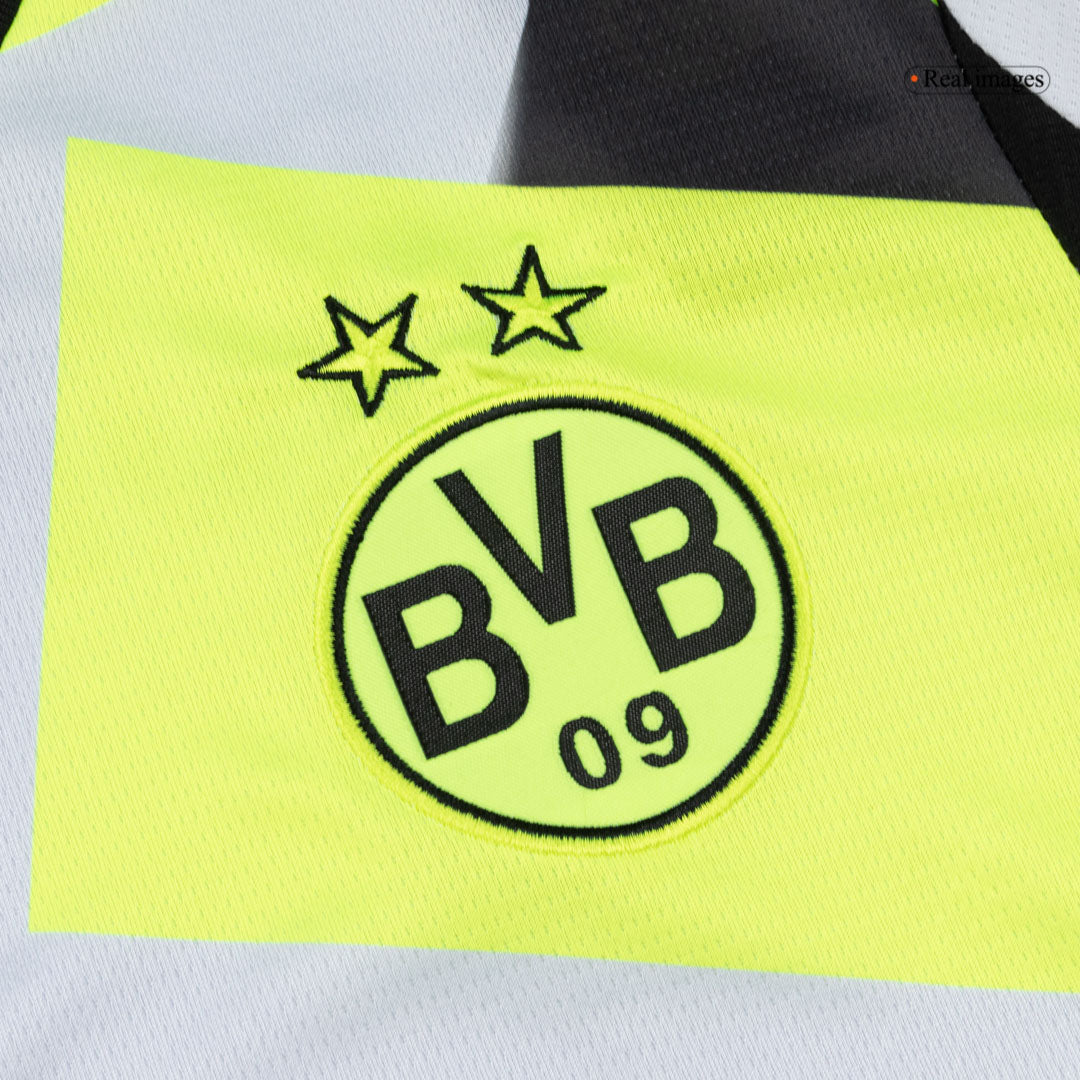 Men's Borussia Dortmund 2025/26 Away Soccer Jersey Kit