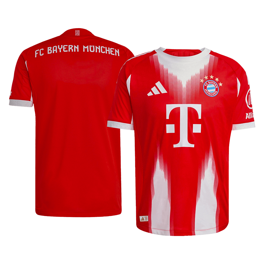 Men's Bayern Munich 2025/26 Player Version Home Soccer Jersey - Slim Fit